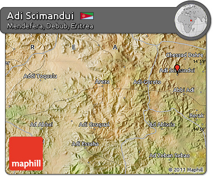 Satellite Map of Adi Scimandui