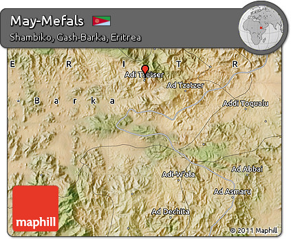 Satellite Map of May-Mefals