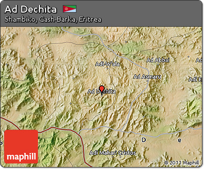 Satellite Map of Ad Dechita
