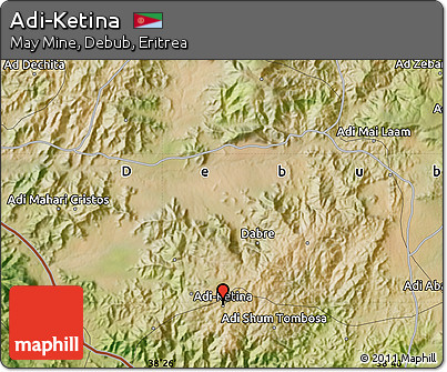 Satellite Map of Adi-Ketina