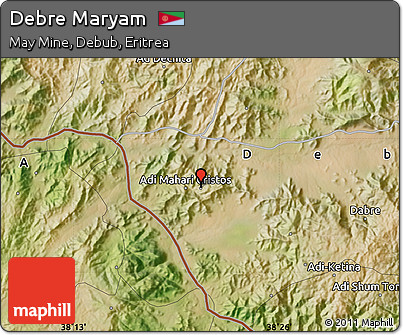 Satellite Map of Debre Maryam