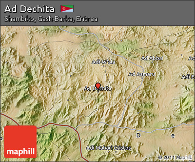 Satellite Map of Ad Dechita