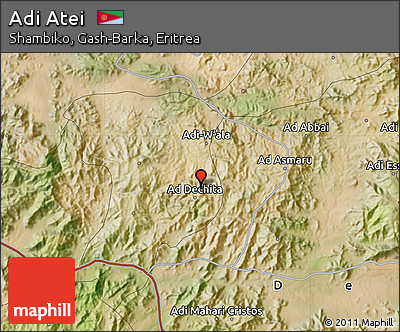 Satellite Map of Adi Atei