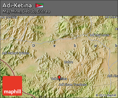 Satellite Map of Adi-Ketina