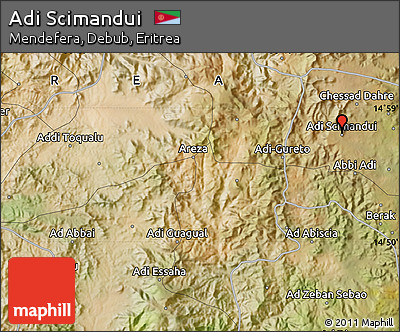 Satellite Map of Adi Scimandui