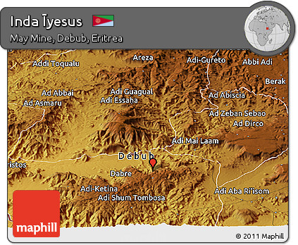 Physical Panoramic Map of Inda Īyesus