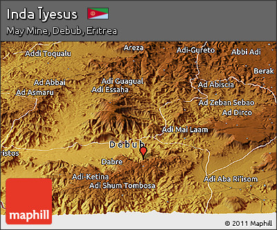 Physical Panoramic Map of Inda Īyesus