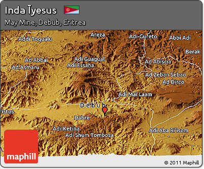 Physical Panoramic Map of Inda Īyesus