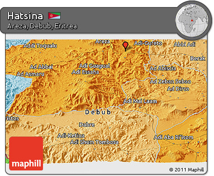 Political Panoramic Map of Hatsina
