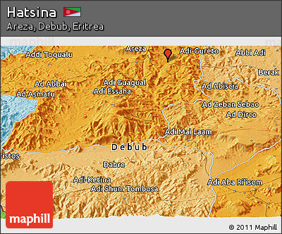 Political Panoramic Map of Hatsina