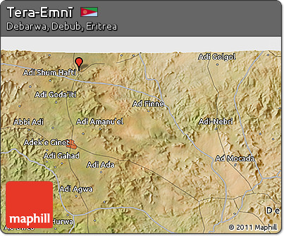 Satellite 3D Map of Tera-Emnī