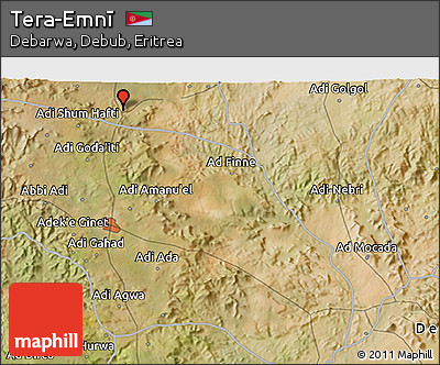 Satellite 3D Map of Tera-Emnī