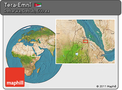 Satellite Location Map of Tera-Emnī