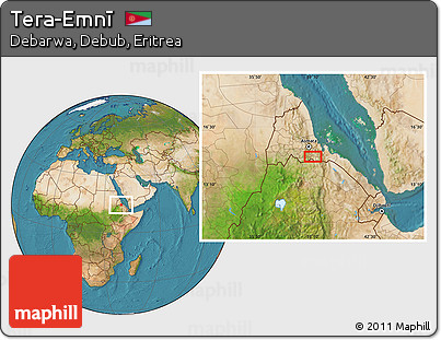 Satellite Location Map of Tera-Emnī