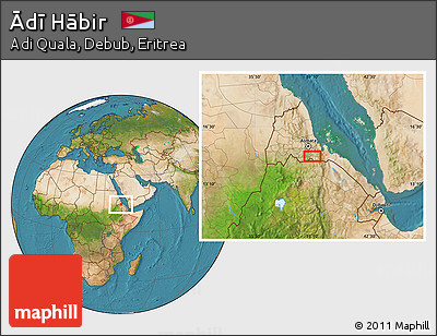Satellite Location Map of Ādī Hābir