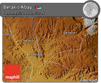 Physical Map of Berakit-Abay