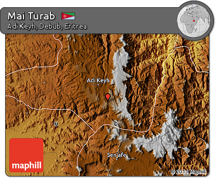 Physical Map of Mai Turab