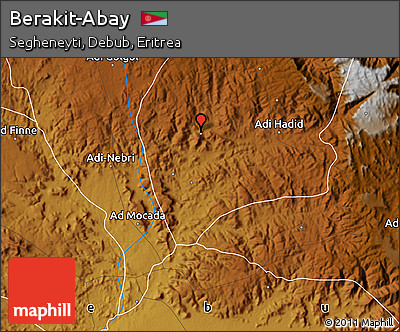 Physical Map of Berakit-Abay