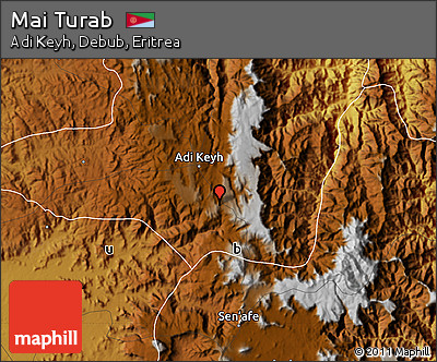 Physical Map of Mai Turab
