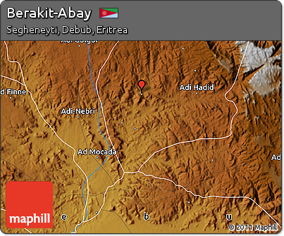 Physical Map of Berakit-Abay