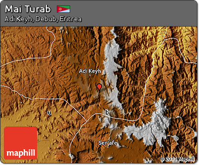 Physical Map of Mai Turab