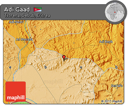 Political Map of Adi Gaad