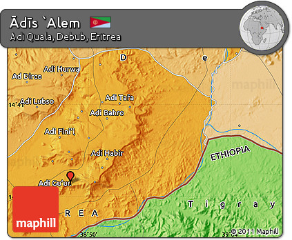 Political Map of Ādīs `Alem