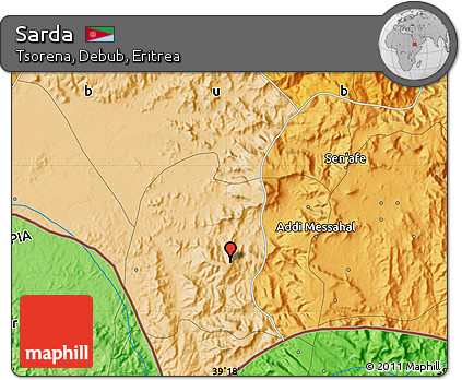 Political Map of Sarda