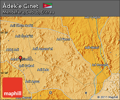Political Map of Ādek'e Ginet