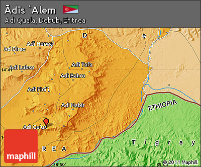 Political Map of Ādīs `Alem