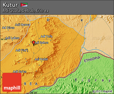 Political Map of Kutur