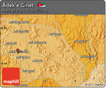 Political Map of Ādek'e Ginet