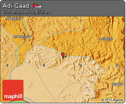 Political Map of Adi Gaad