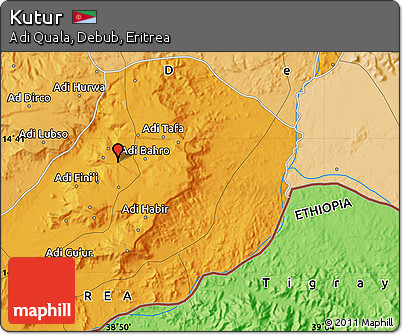 Political Map of Kutur
