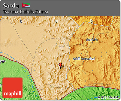 Political Map of Sarda