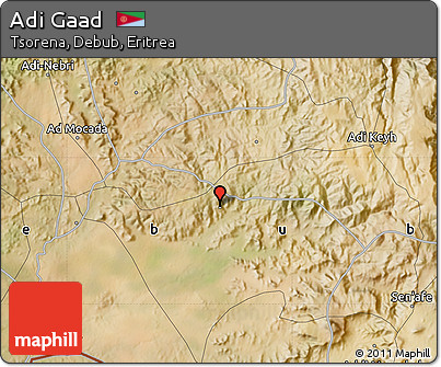 Satellite Map of Adi Gaad