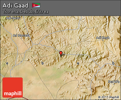 Satellite Map of Adi Gaad