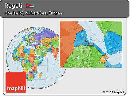 Political Location Map of Ragali