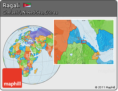 Political Location Map of Ragali
