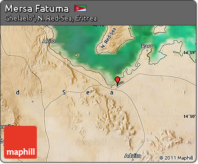 Satellite Map of Mersa Fatuma
