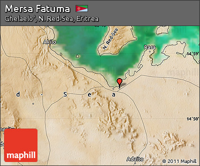 Satellite Map of Mersa Fatuma