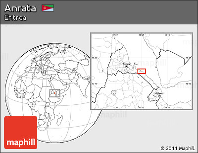 Blank Location Map of Anrata