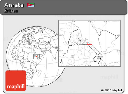 Blank Location Map of Anrata