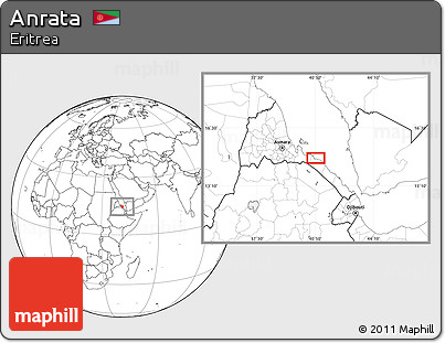 Blank Location Map of Anrata