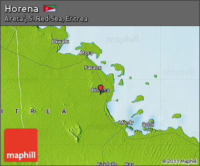 Physical Map of Horena