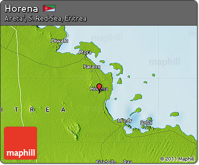 Physical Map of Horena