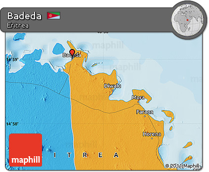 Political Map of Badeda