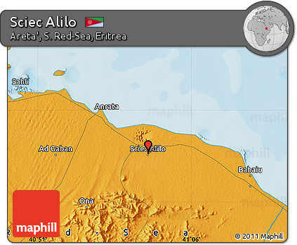 Political Map of Sciec Alilo