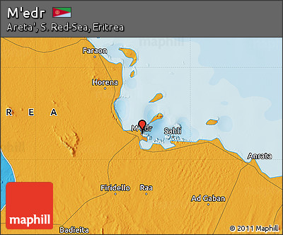 Political Map of M'edr