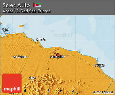 Political Map of Sciec Alilo